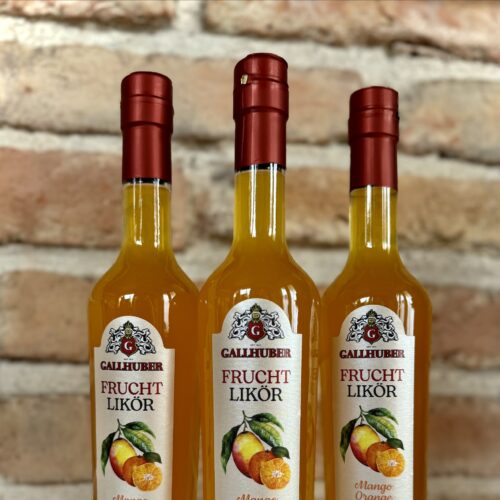 Orangen-Mango Likör